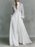 Elegant Romantic Vacation Maxi Dress