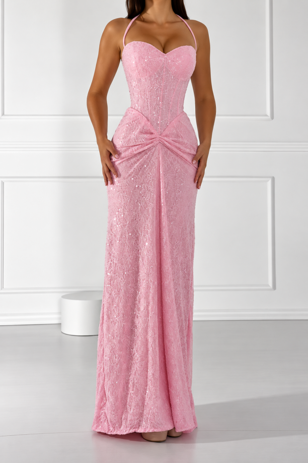 sequin-corset-maxi-gown-strapless-bodycon-evening-dress-in-yellow-pink