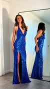 royal-blue-sequin-gown-halter-deep-v-maxi-dress-with-high-slit