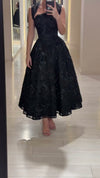 black-lace-midi-dress-strapless-sweetheart-neckline-with-lace-shoulder-detail