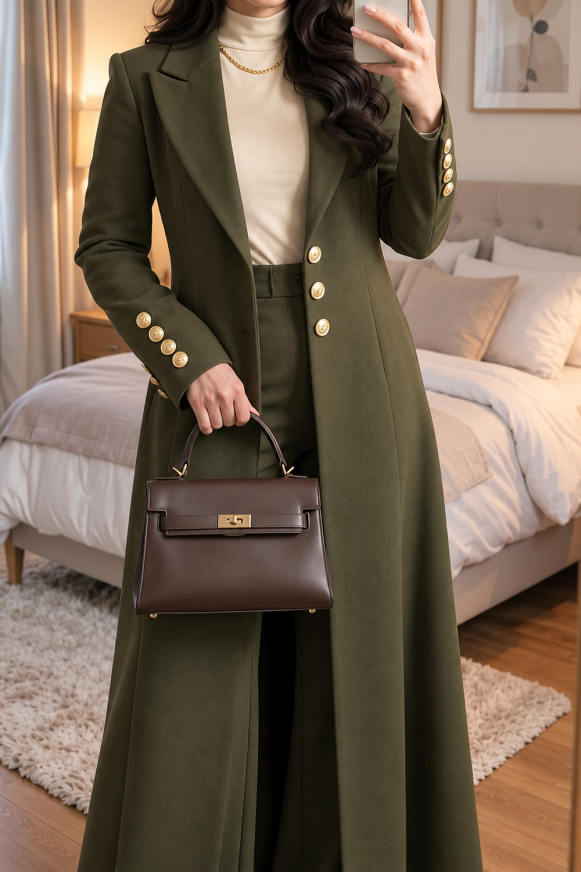 olive-long-tailored-coat-and-wide-leg-trousers-set