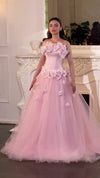 blush-pink-floral-tulle-ball-gown-3d-rose-off-shoulder-prom-dress