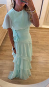 mint-green-chiffon-tiered-maxi-dress-cape-overlay-ruffle-gown