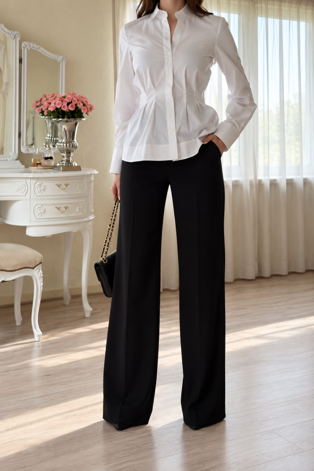 white-structured-peplum-shirt-with-stand-collar