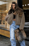 taupe-cropped-puffer-jacket-brown-faux-fur-collar-winter-coat