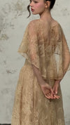champagne-lace-cape-gown-sheer-flutter-sleeve-maxi-dress