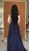 navy-strapless-slip-gown-square-neck-draped-mermaid-maxi-dress