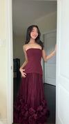burgundy-strapless-gown-corset-bodice-pleated-maxi-dress-with-ruffle-hem
