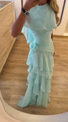 mint-green-chiffon-tiered-maxi-dress-cape-overlay-ruffle-gown