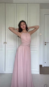 blush-pink-halter-gown-pearl-strap-open-back-maxi-dress