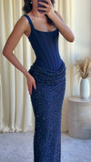 navy-sequin-corset-gown-hand-beaded-draped-mermaid-maxi-dress