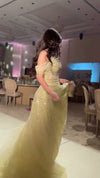 pale-gold-beaded-tulle-ball-gown-off-shoulder-fringe-maxi-dress