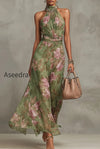 light-elegant-halter-floral-maxi-dress