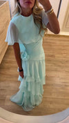 mint-green-chiffon-tiered-maxi-dress-cape-overlay-ruffle-gown