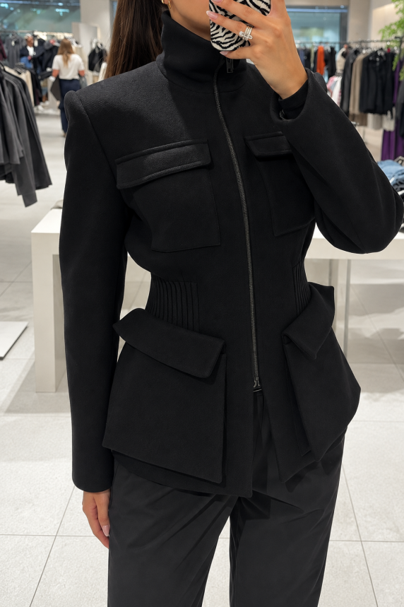 black-double-breasted-blazer-coat-structured-shoulder-wool-jacket