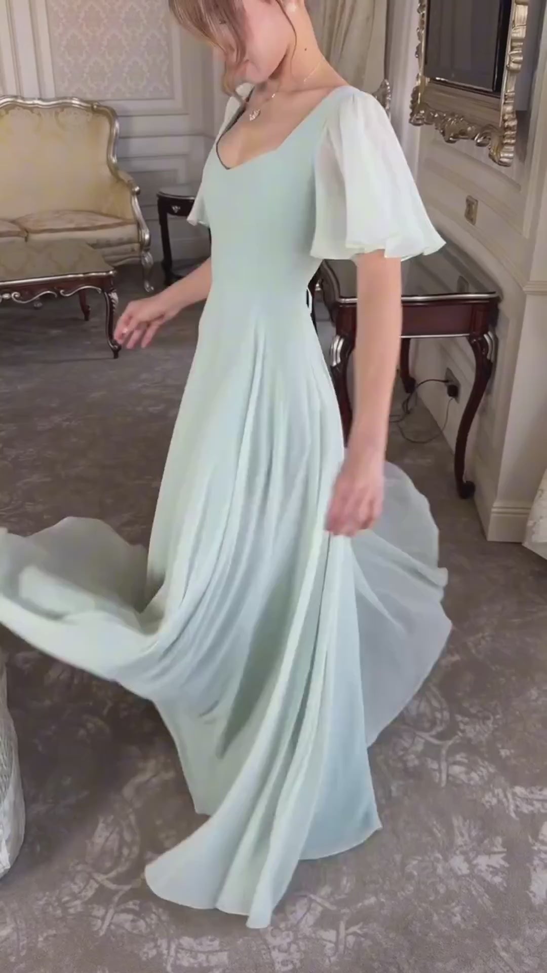 mint-green-chiffon-a-line-evening-gown-with-flutter-sleeves