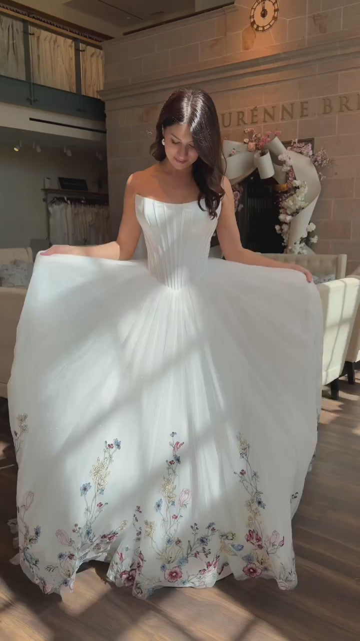 white-strapless-floral-embroidered-ball-gown
